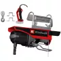 Einhell 2255161 bezvada troses pacēlājs 250/500 kg, 18 V Power X-Change, bezsuku motors, 12 m trose