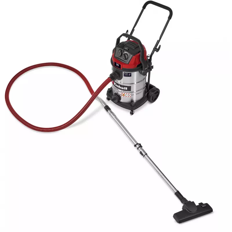 Einhell TE-VC 3080 SACL putekļu sūcējs mitrai un sausai sūkšanai 30 L, putekļu klase L, sertificēts 2347440
