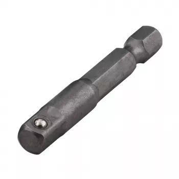 Wolfcraft 1579000 uzgriežņu atslēgas adapteris, 1/4 inch hex kāts uz 1/4 inch kvadrātveida piedziņu, hroma-vanādija tērauds