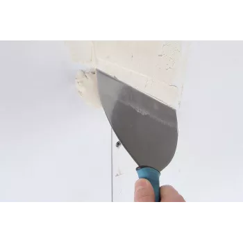 Wolfcraft 4047000 šuvju lāpstiņa 255 mm x 150 mm, nerūsējošā tērauda elastīgs asmens ar ergonomisku rokturi