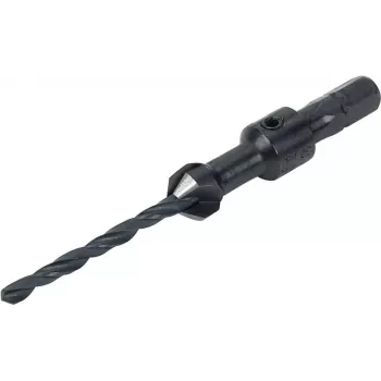 Wolfcraft 2545000 Iegremdēšanas urbis ar sešstūra kātu, 12 mm, 5 asmeņi, 90°