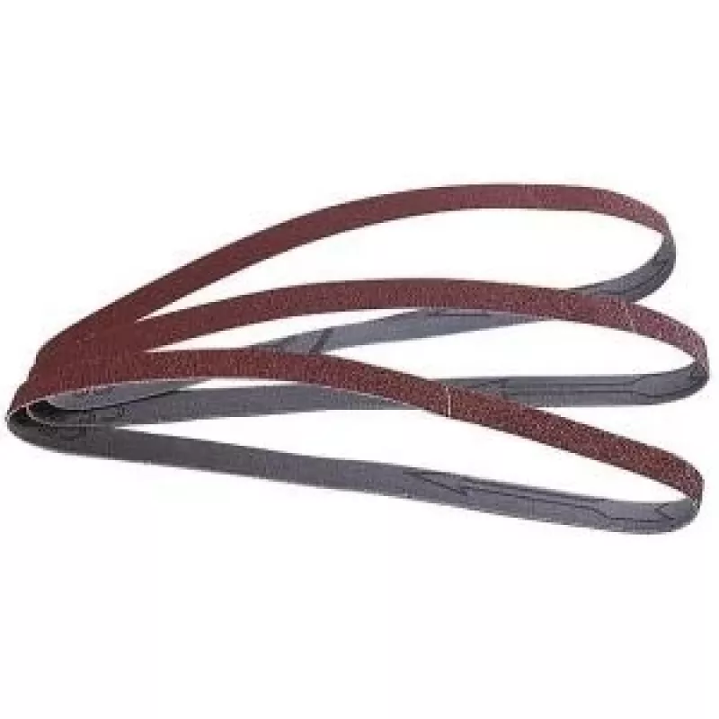 Wolfcraft 1725000 slīpēšanas siksna, graudainība 80, 457 mm x 13 mm, 3 gab.