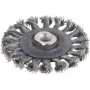 Wolfcraft 2701000 disku birste Ø 100 mm, nerūsējošā tērauda stieple, 1/4 collas (6,3 mm) kāts