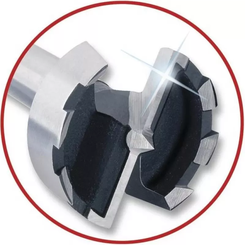 Wolfcraft Forstner urbis 40 mm diametrs, 90 mm garums, cilindriskais kāts 3325000