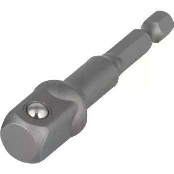 Wolfcraft 2414000 uzgriežņu atslēgas adapteris no 1/4 inch piedziņas uz 1/2 inch uzgriežņu atslēgu, 72 mm, hroma vanādija tērauds