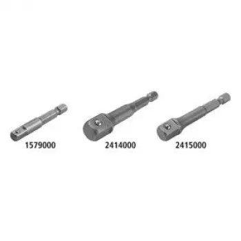 Wolfcraft 2415000 uzmava adapteris no 1/4 inch piedziņas uz 3/8 inch piedziņu, 65 mm