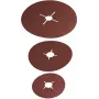 Wolfcraft 2476000 slīpēšanas disku komplekts, 115 mm, bez perforācijas, graudainība P24/P40/P60/P100, 10 gab.