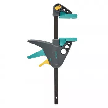 Wolfcraft EHZ PRO vienas rokas skava 3456000, 150 mm iespīlēšanas platums, 65 mm rīkles dziļums, 120 kg iespīlēšanas spēks, izplešanas funkcija