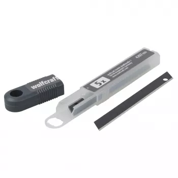 Wolfcraft Profi-Sharp lūstošie asmeņi 9 mm, melni, 5 gab. 4207000