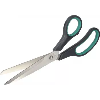 Wolfcraft 4117000 mājsaimniecības šķēres 250 mm, melni zaļas