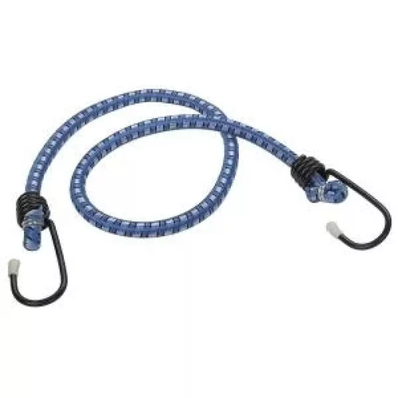 Wolfcraft 3293000 Expander elastīgā aukla 0,5 m x 6 mm, 2 āķi, melna