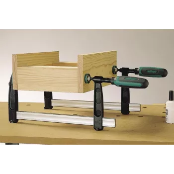 wolfcraft SZ 120-700 skrūvspīles 700 mm melna / pelēka 3622000