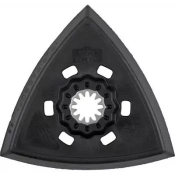 Wolfcraft 4247000 Delta slīpēšanas pamatne, 93 mm, ar āķu un cilpu stiprinājumu, 1 gab.
