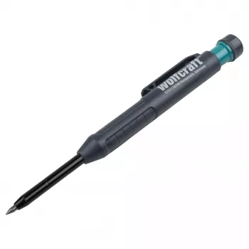 Wolfcraft 5215000 dziļurbuma marķieris – pastāvīgs melns, garš smalks uzgalis, 1 mm līnija, 1 gabals