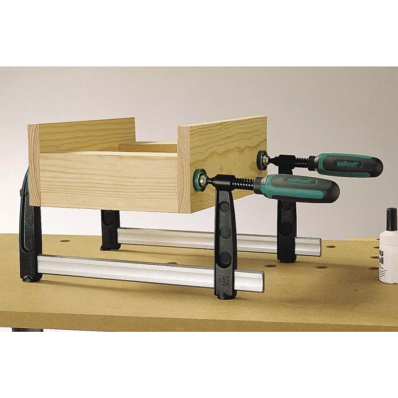 Wolfcraft SZ 120-1000 F-veida skava 1000 mm spīlēšanas platums 120 mm rīkles dziļums 3623000