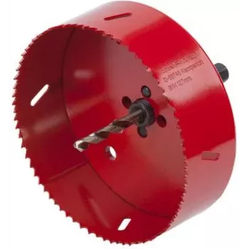 wolfcraft 5495000 HSS bi-metāla caurumu zāģis, 20 mm diametrs, 38 mm griešanas dziļums, kokam, metālam, plastmasai, ģipškartonam