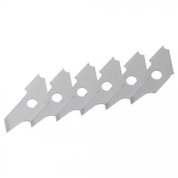 Wolfcraft 5893000 rezerves asmeņi caurumu malu iegremdēšanas instrumentiem, 6 gab.