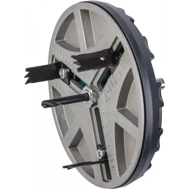 wolfcraft regulējams caurumu zāģis 45-130 mm ar HSS asmeņiem un centrējošo urbi 5978000