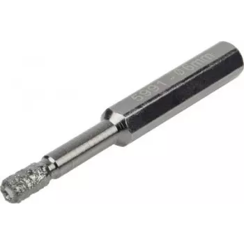 Wolfcraft 5991000 dimanta urbis 6 mm sešstūra kāts flīzēm, keramikai, granītam, marmoram, keramikai