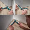 Wolfcraft 6957000 leņķu mērītājs leņķzāģiem un šķērszāģiem ar fiksācijas funkciju un iebūvētu marķēšanas lineālu