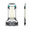 wolfcraft TS 600 alumīnija rokas ratiņi, 70 kg, melni 5505000