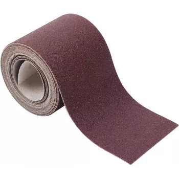 Wolfcraft 5812000 slīpēšanas papīra rullis ar āķu un cilpu stiprinājumu, 120 grauds, 4 m x 93 mm