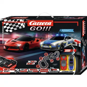 Carrera GO!!! High Speed Pursuit elektrisko sacīkšu auto komplekts