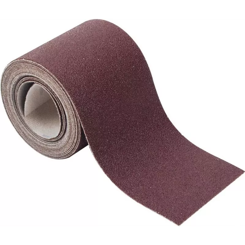 Wolfcraft 1739000 ātri maināmais slīpēšanas papīrs ruļļa formā, 60 graudainība, 115 mm x 4 m
