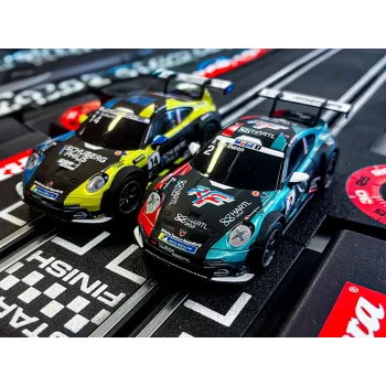 Carrera GO!!! Porsche 911 GT3 Cup (992) Huber Racing Nr.2 sacīkšu auto 1:43 20064244