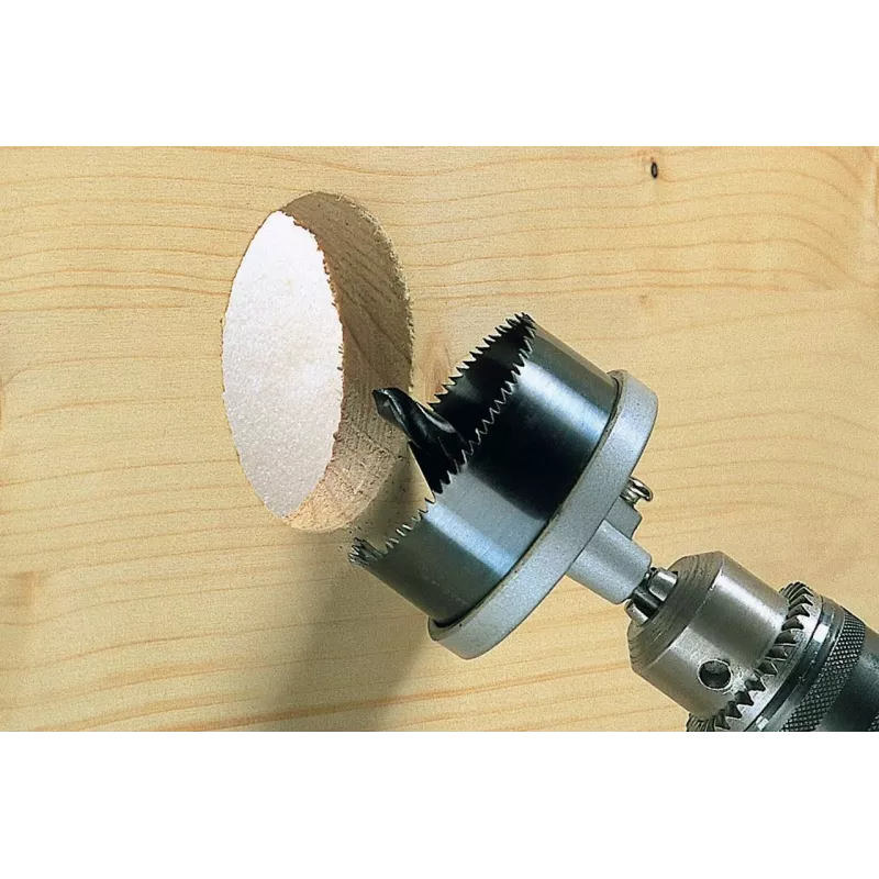 Wolfcraft 2160000 urbju komplekts ar centrējošo urbi, 5 gab., 68-98 mm, koksnei, ģipškartonam, plastmasai, ar futrāli