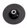 wolfcraft 125 mm slīpēšanas pamatne ar āķa-cilpu stiprinājumu, urbjmašīnas adapteri un K80 loksni (2285000)