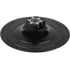 wolfcraft 125 mm slīpēšanas pamatne ar āķa-cilpu stiprinājumu, urbjmašīnas adapteri un K80 loksni (2285000)