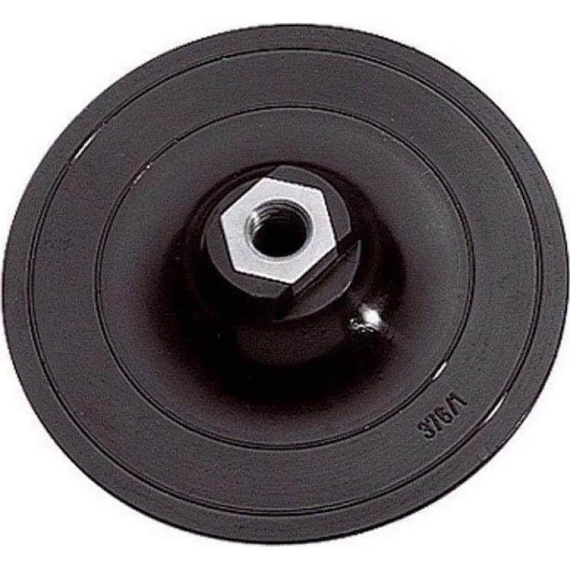 wolfcraft 125 mm slīpēšanas pamatne ar āķa-cilpu stiprinājumu, urbjmašīnas adapteri un K80 loksni (2285000)