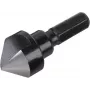 Wolfcraft 2584000 iegremdēšanas urbju komplekts, 3 gab., 12/16/19 mm, instrumentu tērauds, 1/4 collu sešstūra kāts