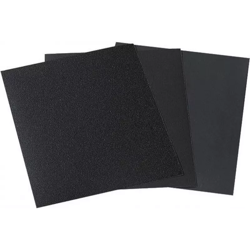 Wolfcraft 3119000 smilšpapīra loksnes, sortiments P280 P400 P600 P1000, 280 x 230 mm, 4 gab.