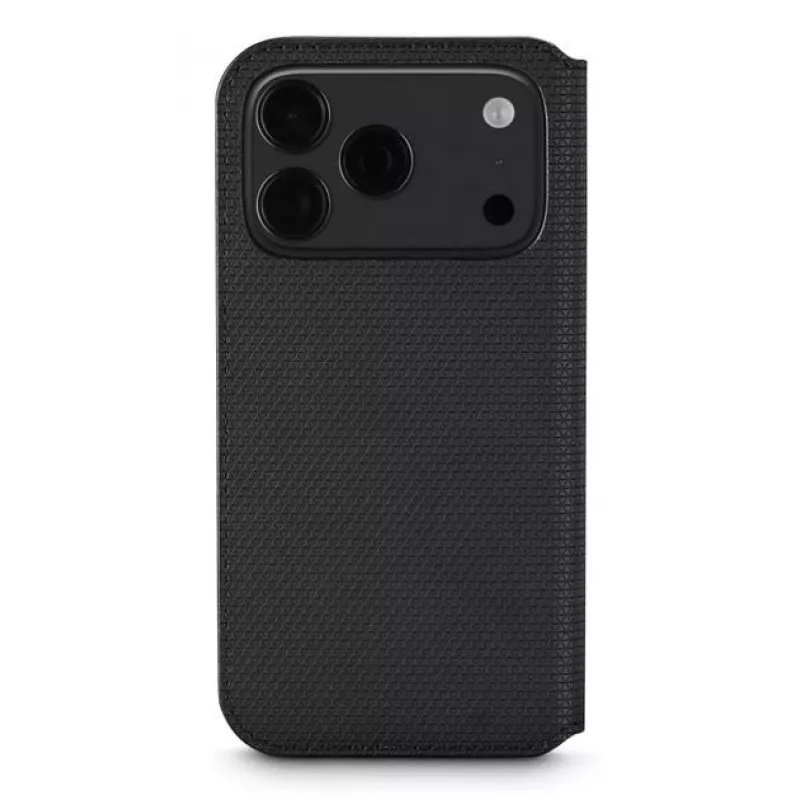 Black Rock Booklet Slim Folio vāks Apple iPhone 17 Pro, melns 00080398