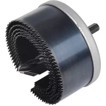 Wolfcraft 8918000 urbju (caurumu zāģu) komplekts, 5 daļas, 68/78/83/98 mm, kokam/ģipškartonam/plastmasai, sešstūra kāts