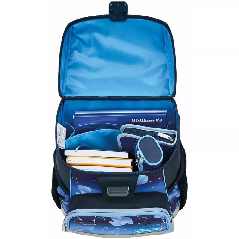 Herlitz Loop mugursoma skolai 6–9 gadi Kosmonauts Cosmo Explorer 16L