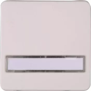 Kopp HK02 pārslēga pārsegs ar lēcu, atslēgas simbols, Arctic White 330513005