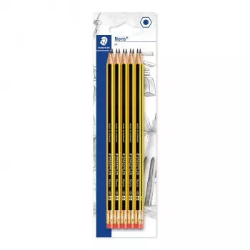 Staedtler Noris HB 122-2 BK10 grafīta zīmuļu komplekts, HB, 10 gabali