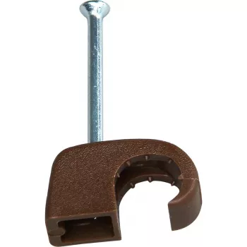 HEINRICH KOPP naglu kabeļu skavas, kūļa diametrs 7-11 mm, brūnas, 50 gab. 342706082