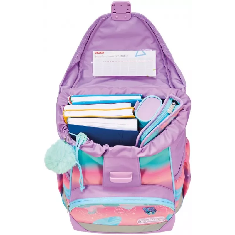 Herlitz Ultralight skolas mugursomas komplekts Seahorse Ocean Lights 6-9 gadi