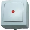 HEINRICH KOPP Paris 2 virzienu pārslēgs, iedziļināti montējams, 250 V AC, 10 A, polāri balts 566302004