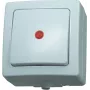 HEINRICH KOPP Paris 2 virzienu pārslēgs, iedziļināti montējams, 250 V AC, 10 A, polāri balts 566302004