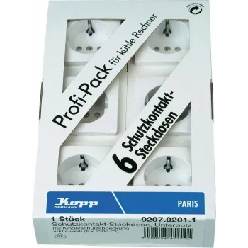 HEINRICH KOPP Paris Schuko kontaktligzdas ieliktnis polāri balts 920702011