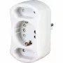 HEINRICH KOPP DUOversal Schuko uz Europlug adapteris, Type F uz Type C, 250 V, 2,5 A, balts 179602001