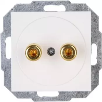 HEINRICH KOPP 4 mm banānu ligzda, balta, iedziļināta montāža, 16A 30V AC/DC, 951629004