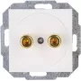 HEINRICH KOPP 4 mm banānu ligzda, balta, iedziļināta montāža, 16A 30V AC/DC, 951629004