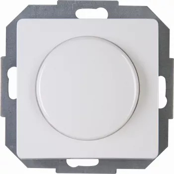 Kopp PARIS 843402085 spiedpārslēgs ar LED gaismas regulētāju, arktiski balts