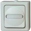 HEINRICH KOPP universālais slēdzis BLUE ELECTRIC arktis virsapmetuma mitrām telpām 10A, 250V (560602007)